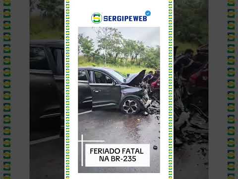🚨💥 COLISÃO DEVASTADORA NA BR-235 DEIXA QUATRO MORTOS EM SERGIPE