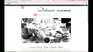 Debonair Home page and Blog Banner