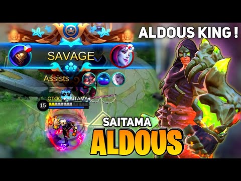 SAVAGE! Aldous King [Former Top 1 Global Aldous] by Saitama - Mobile Legends