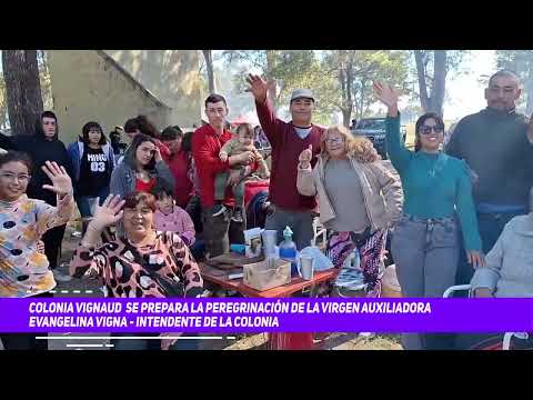 Colonia Vignaud se prepara para la peregrinación de la Virgen Auxiliadora | Evangelina Vigna
