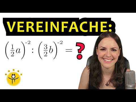 POTENZEN vereinfachen – Potenzgesetze anwenden Brüche