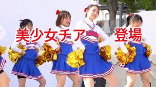 【チアリーディング】【cheer】お祭り会場で弾けるチアガール①　