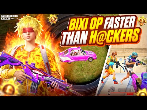 Bixi Op Playing Faster Than H@CKERS 🤯 Intense Solo vs Squad Top 20 Conqueror Rank Push Lobby l BGMI