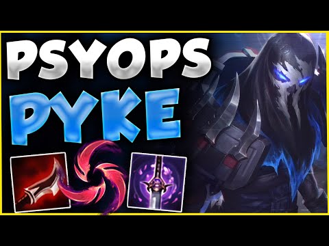 PsyOps Pyke Skin Spotlight | Gameplay | League of Legends🐟