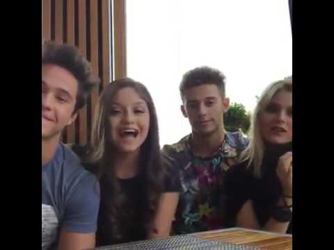 Directo Del Elenco De Soy Luna! (Karol,Ruggero,Michael & Valentina) ❤