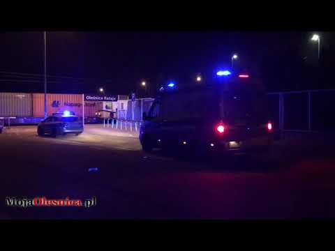 24.01.2019 Oleśnica Rataje - potrącenie kobiety przez pociąg