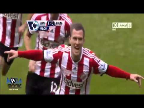 Sunderland (1) vs (2) Manchester United - All Goals & Highlights (6/10/2013)