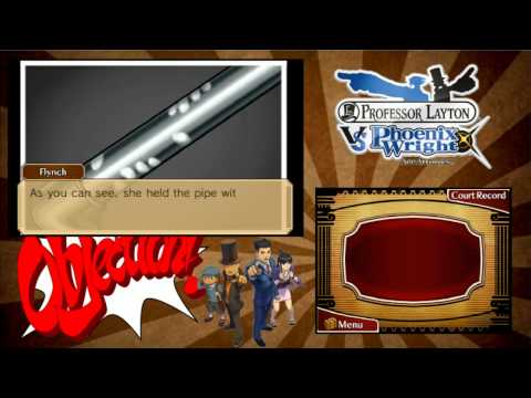 Prof. Layton vs. Phoenix Wright: Ace Attorney pt13 - Italians and Pipes (no, not Mario)