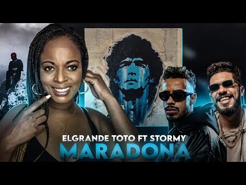 STORMY, ElGrandeToto - MARADONA REMIX (UK 🇬🇧 Reaction)