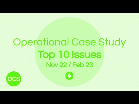 CIMA OCS Nov 22 / Feb 23 Top 10 Issues - FireWorks