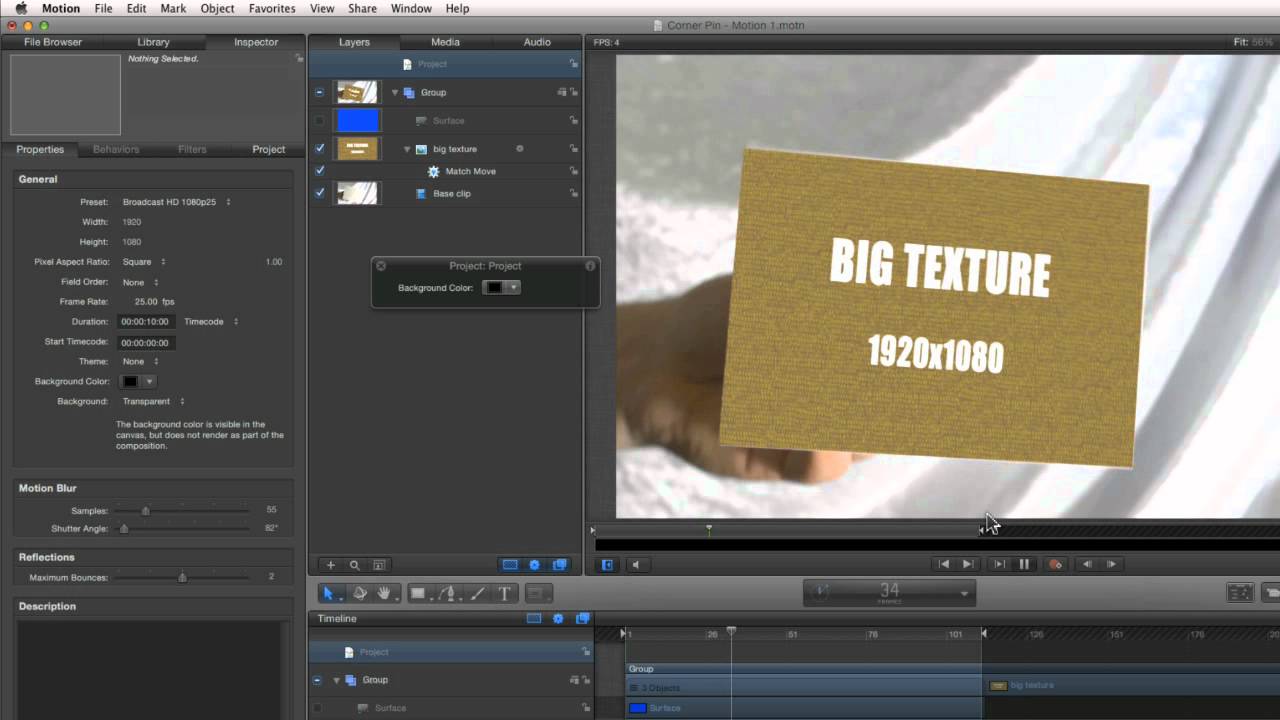 Mocha Fundamentals Chapter 8B: Corner Pin in Final Cut Pro and Motion
