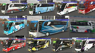 10 Livery BUSSID Yudistira HD (High Deck) kualitas Jernih | Bus Simulator Indonesia