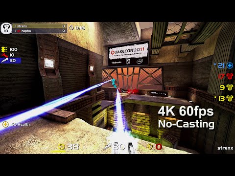 Rapha vs Strenx - [No.Commentary] QuakeCon 2011 - Grand Final - QuakeLive Duel - 4k60fps