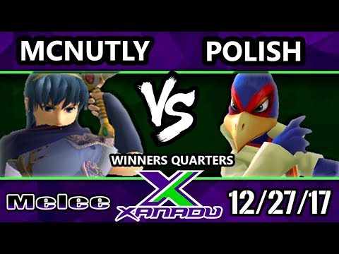 S@X 234 Melee - McNutly (Marth) Vs. Polish (Falco) - Smash Melee Winners Quarters - SSBM