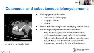 Surgical Management of LMS - Dr. Aime Crago