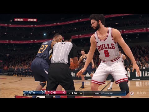 NBA Live 18 - Chicago Bulls vs Utah Jazz - Gameplay (HD) [1080p60FPS]