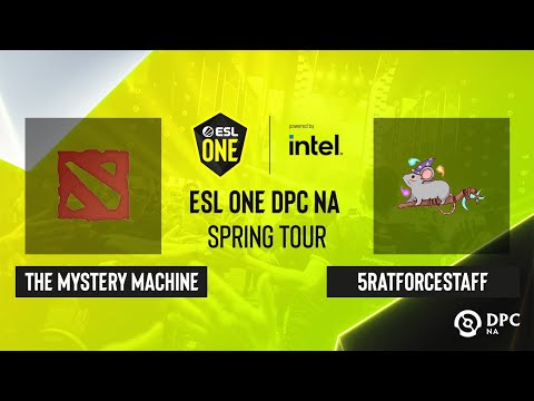 Dota2 - The Mystery Machine vs 5RATFORCESTAFF - Game 1 - ESL One DPC NA Spring