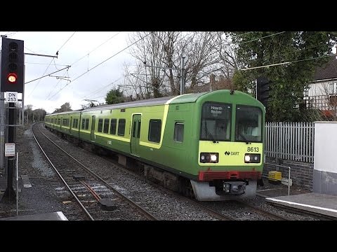 IE 8510 Class Dart Train number 8613 - Kilbarrack Station, Dublin