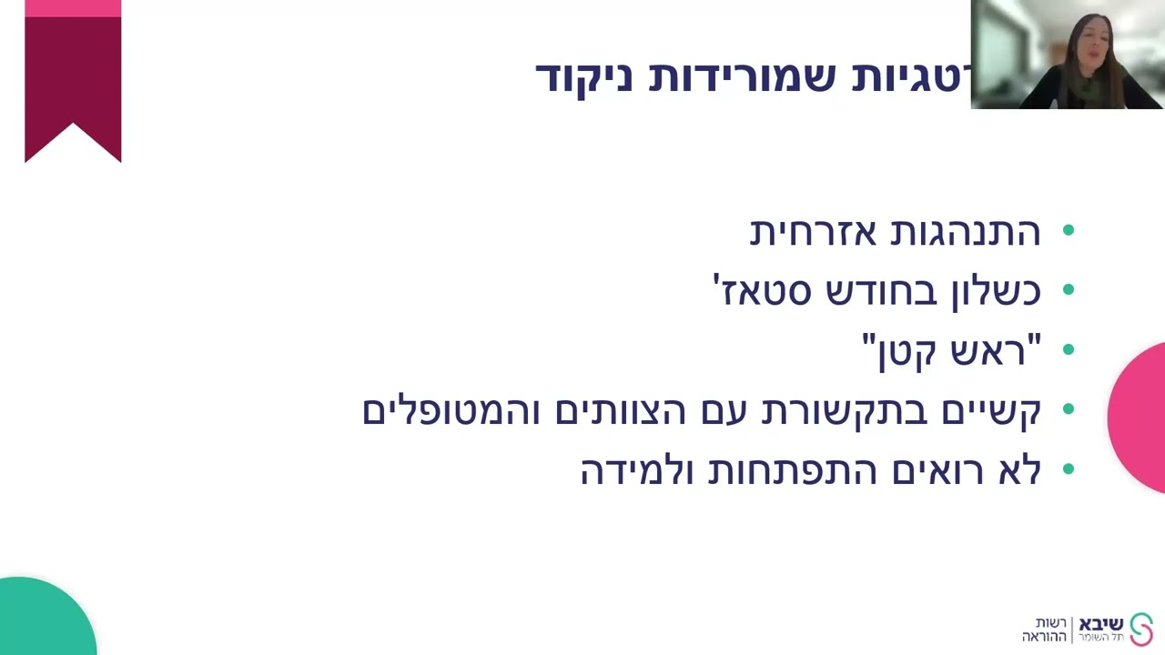 First meeting - part 2 - Dr. Reut Shoham