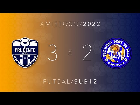Bons de bola 2 x 3 AD Prudente  - Amistoso - sub12 - 20/03/2022