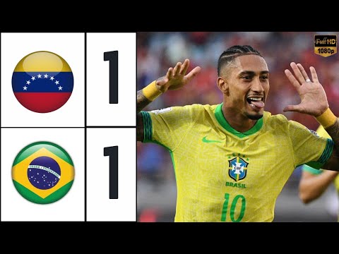 Venezuela vs Brazil 1-1 | ALL GOALS AND HIGHLIGHTS 2024