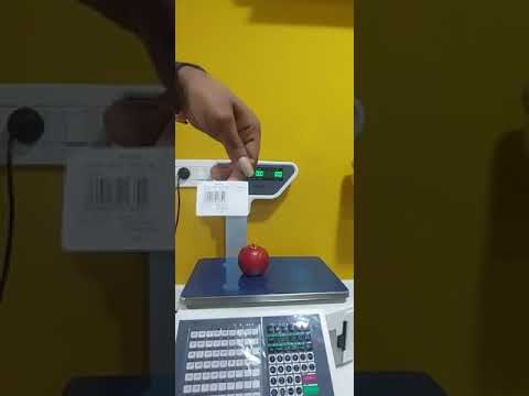 Weight Scale With Barcode Printer