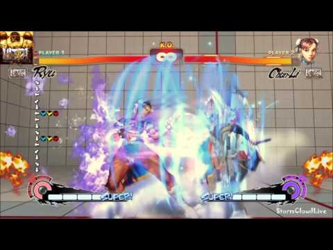 Street Fighter 4 Tutorial - Ryu easy escape method from Chun li Ultra 2