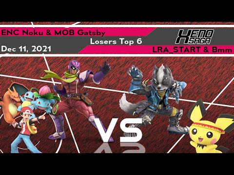 [Smash Ultimate] ENC  Noku & MOB  Gatsby vs LRA_START & Bmm - Xenosaga XXXVIII (L.Top 6)