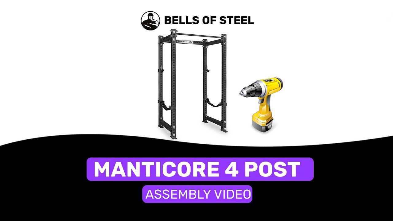 Manticore Four Post Power Rack - Prebuilt (3