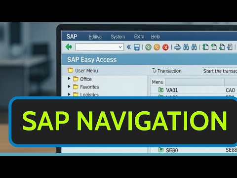 SAP Navigation: Wie du dich in SAP zurechtfindest