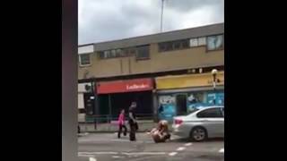Shocking video shows women brawl in outside Essex nail bar