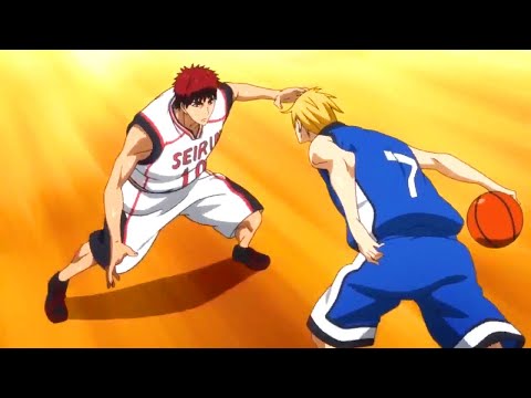 The decisive match between the two teams Seirin and Kaijo
