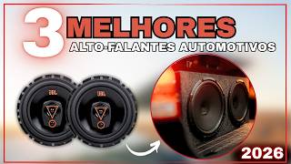 TOP 3 Alto-Falantes Automotivos 2026: JBL Multisystem, Hurricane Aurum ou Bravox Linha Gold