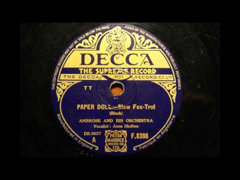 Paper Doll - Ambrose and his Orchestra with Anne Shelton