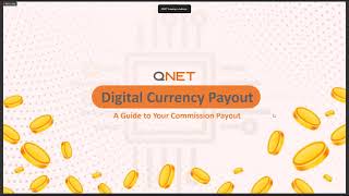 QNET Digital Currency Payout | QNET Training | QNET Products | Network Marketing
