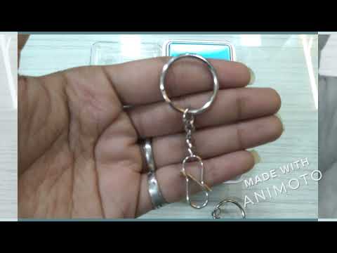 S Hook Inhaler Keychain Ring