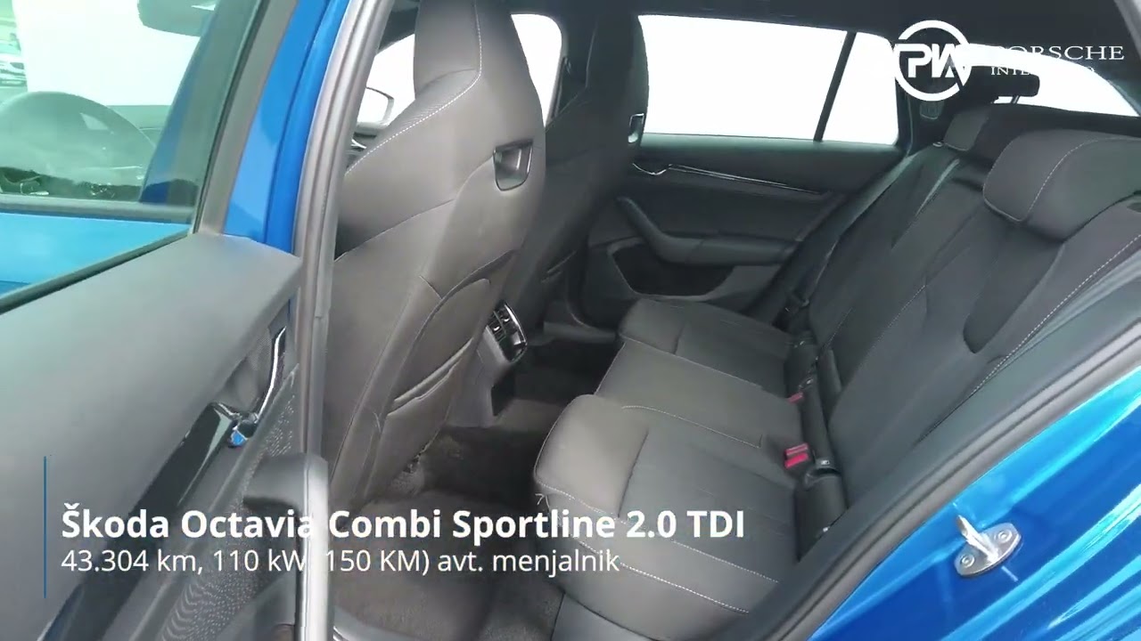 Škoda Octavia Combi Sportline 2.0 TDI DSG - SLOVENSKO VOZILO