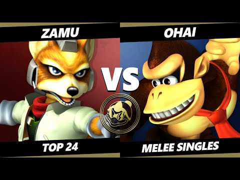 Daddy's Den - Zamu (Fox) Vs. Ohai (Donkey Kong) Smash Melee - SSBM