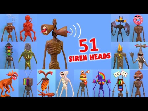 All Siren Head with Clay 🔊 Roman Clay Collection
