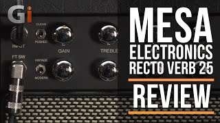 Video thumbnail for Mesa Engineering Recto-Verb 25 Combo Amp Review | Guitar Interactive Magazine by Guitar Interactive Magazine