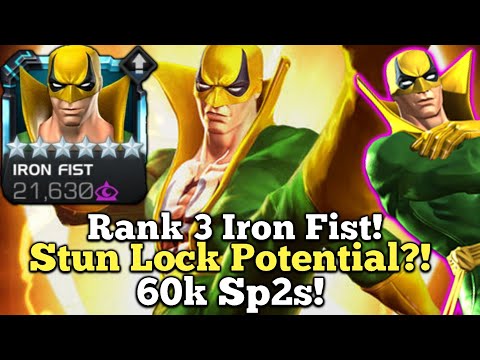 6 STAR RANK 3 IRON FIST 60K SP2s & STUN LOCK?! | The OG Armor Break God! | Contest Of Champions
