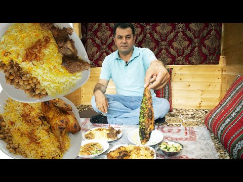 Omani roasted lamb with mandi rice in manchester, England
