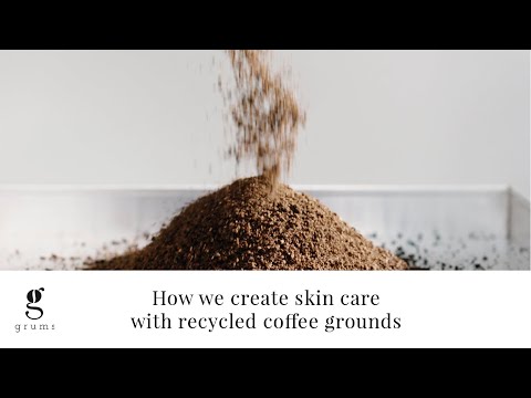 grums - how we create skin care with recycled coffee grounds ☕️♻️