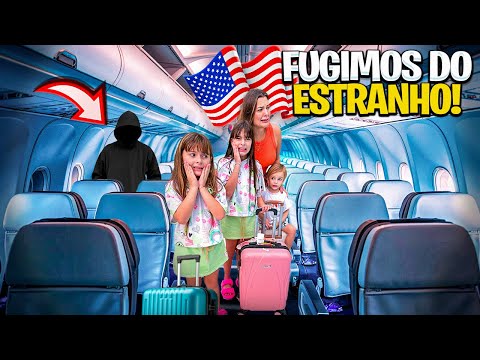 WE FLEE from the UNITED STATES! * The stranger is chasing us!