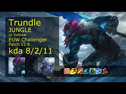 Rank 2 EUW Trundle Jungle: Trundle vs Volibear