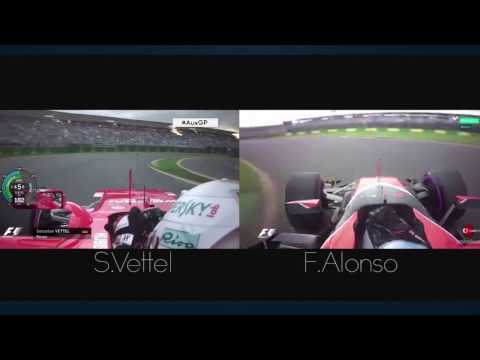 F1 2017 - Ferrari Vs McLaren - Australian GP