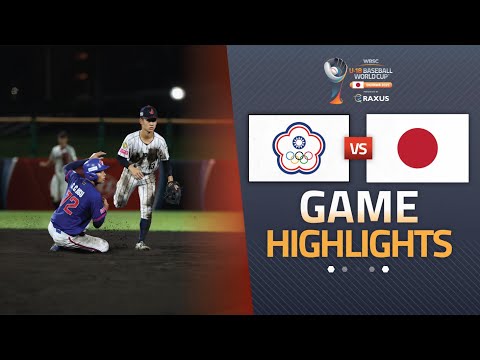 HIGHLIGHTS | Chinese Taipei vs Japan | WBSC U-18 Baseball World Cup 2025