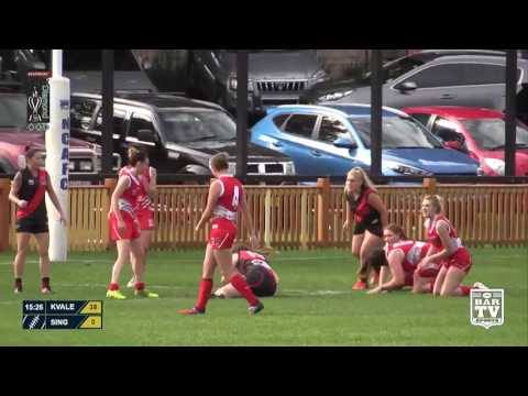 2017 BDAFL Women's Round Highlights - Killarney Vale Bombers v Singleton Roosters
