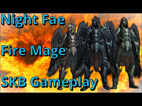Mythic The Nine Night Fae Fire Mage SKB Gameplay 9.1.5