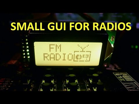 Small GUI for radios